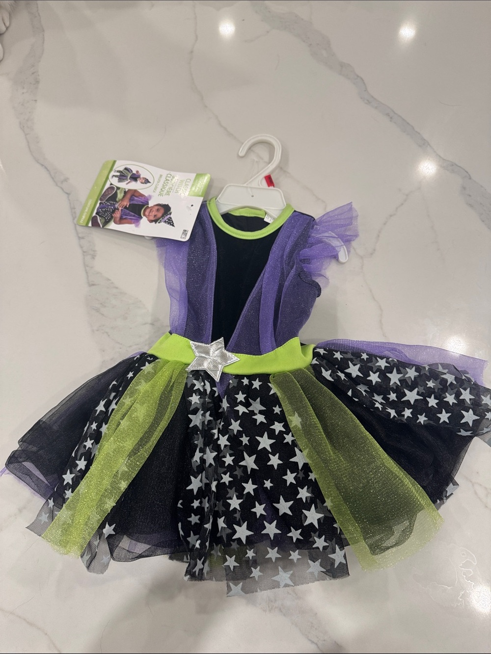 Amscan Purple, Black & Lime Star Witch Costume